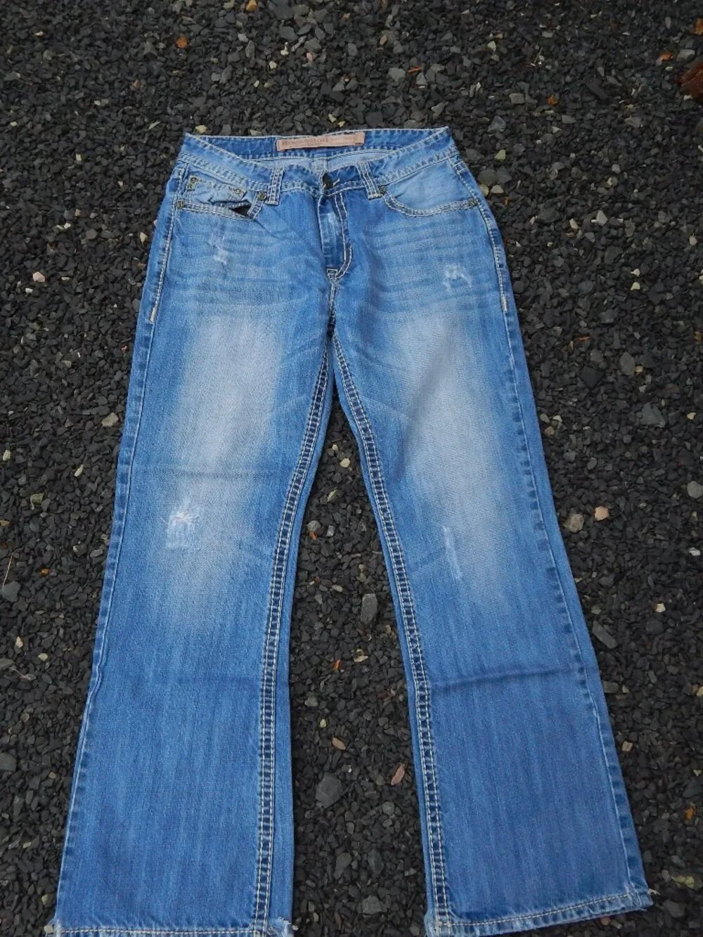 Rock & Roll Cowboy Denim DOuble Barrel Bootcut Jeans Size 33/34